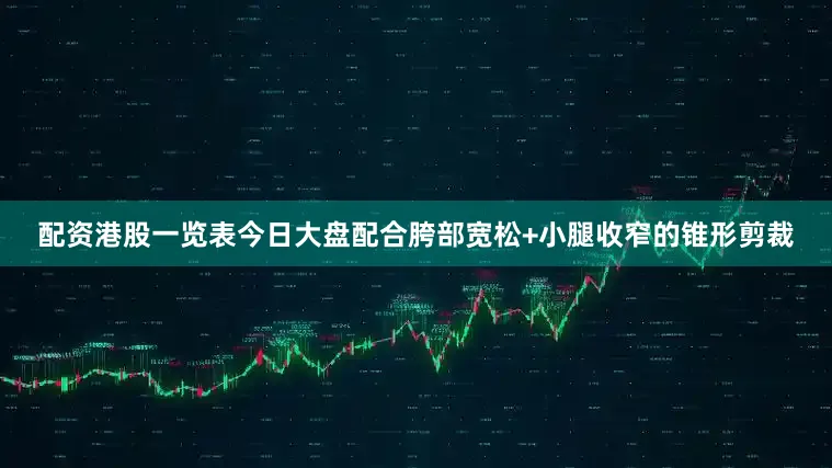 配资港股一览表今日大盘配合胯部宽松+小腿收窄的锥形剪裁